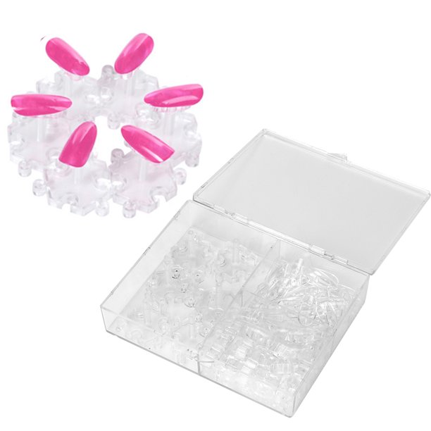 OTVIAP Nail Tip Holder, Nail Tip Practice Stand Holder,False Nail Tips