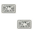 thumbnail image 3 of Destyer Floor Rug Soft Indoor Decor Wide Applications for Kitchen Doorway Bedroom Flower Rectangular 40x60cm 2Set, 3 of 6