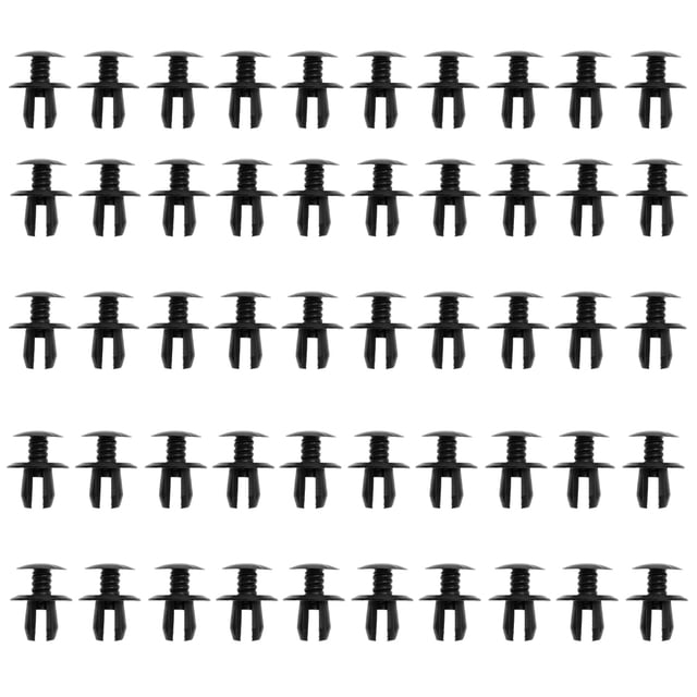Kenally 50 piezas de sujetadores para automóviles, portátiles, universales, desmontables, reemplazables, Clips de ajuste, remaches Vehículos, repuestos y accesorios Mis