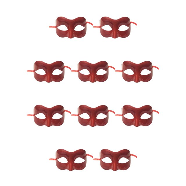 Qarigey Retro elegante máscara carnaval decorativo baile mascarada damas caballero fiesta actuación decoración Halloween rojo Type1 NO1