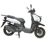 HHH Tank 150 Moped Gas Scooter 150cc Motorcycle Automatic Adult Bike with 12 Aluminum Wheels