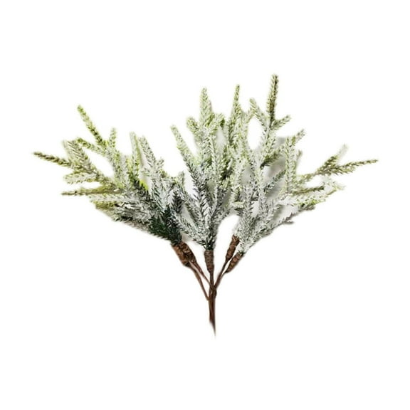 EUDIDV Artificial Flowers Winter Christmas Decorations Artificial Flower Bouquets Snowflake Edged Leaf Artificial Flowers Home Office Desktop Ornaments Festive Gifts;for Home Decor