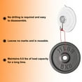 thumbnail image 4 of Uxcell 14 Pieces Suction Cup Hooks 1.18" Waterproof Vacuum Shower Hook Load 6.6 lbs, Clear, 4 of 7