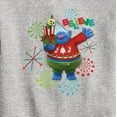 thumbnail image 3 of Trolls Movie - Christmas - Believe - Biggie - Toddler And Youth Crewneck Fleece Sweatshirt, 3 of 5