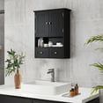 thumbnail image 2 of kleankin Medicine Cabinet Over Toilet Storage Cabinet with Drawers, 2 of 10