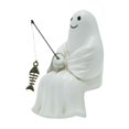 thumbnail image 3 of Pequeña figura de pescador, maceta decorativa, obra de arte, bonita y novedosa decoración de Halloween para estantería de entrada interior y exterior., 3 of 9