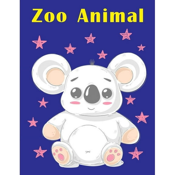 Children's Art Zoo Animal: An Adult Coloring Book with Fun, Easy, and Relaxing Coloring Pages for Animal Lovers, Book 11, (Paperback)