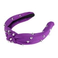 thumbnail image 4 of Unique Bargains 1 Pc Headband Wide-brimmed Hair Accessories for Women Deep Purple, 4 of 5