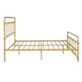 thumbnail image 5 of YOFE Full Size Platform Bed Frame, Heavy Duty Metal Platform Bed with Slats Support & Center Support Legs, Platform Bed with Steel Headboard and Footboard, Simplistic and Modern, Yellow, D84, 5 of 12