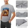 thumbnail image 7 of 0300961 Graphic Tees Men Funny Tshirts Shirts for Men Blank T Shirts Men's Cotton T-shirts, 7 of 7