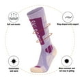 thumbnail image 3 of Women Outdoor Ski Socks Merino Wool Cold Weather Socks Thermal Knee High Socks, 3 of 6