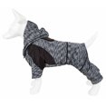 thumbnail image 3 of Pet Life Active 'Downward Dog' Heathered Performance Sudadera con capucha de calentamiento de cuerpo completo en dos tonos, elástica en 4 direcciones, 3 of 8