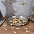 thumbnail image 4 of 50PCS 1" Matte Gold Metal Star Decor Barn Star With Hole Iron Vintage Wall Arts Hanging Wall Decors, 4 of 9