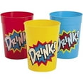 thumbnail image 2 of Superhero Plastic Tumblers (Dz) - Party Supplies - 12 Pieces, 2 of 2