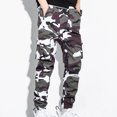 thumbnail image 4 of Styesk Men's Pants Men's Pocket Drawstring Casual Youth Versatile Sports Oversized Pants, 4 of 5