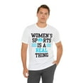 thumbnail image 5 of DJH Apparel | Women's Sports Is A Real Thing Swimming Unisex Tshirt, 5 of 8