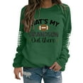 thumbnail image 4 of That's My Grandson Out There Football Sweatshirt Cozy and Stylish Long Sleeve Top for Proud Grandparents, 4 of 4