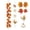 #A01-D, variant on Fall Garland Maple Leaf Pumpkin Vine Decoration for Thanksgiving Halloween Fall Wedding Fireplace Mantel Party Christmas, 3.3 Ft Artificial Autumn Decor with Realistic Leaves & Pumpkins