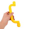 thumbnail image 3 of DEEPCRAFF Yellow Plastic Playground Accessories 2Pcs Curved Handles for Climbing and Swinging Support 11.8X2.8X1.2In, 3 of 8
