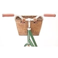 thumbnail image 3 of Retrospec Bicycles Cane Woven Rectangular Toto Basket with Authentic Leather Straps and Brass Buckles, Dark Stain, 3 of 3
