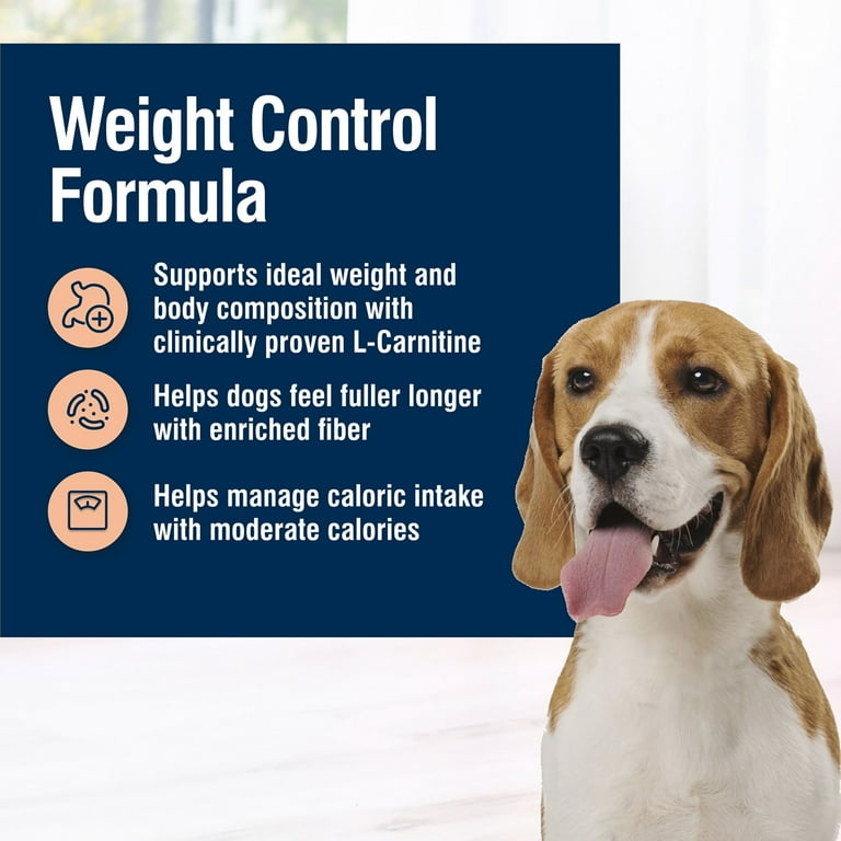 l-carnitine dog weight loss Blue Buffalo True Solutions Weight Control Natural Dry Dog Food, Chicken,  4-lb. Bag