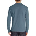 thumbnail image 2 of Playera Henley Casual Para Hombre Manga Larga Con Bolsillos, 2 of 3