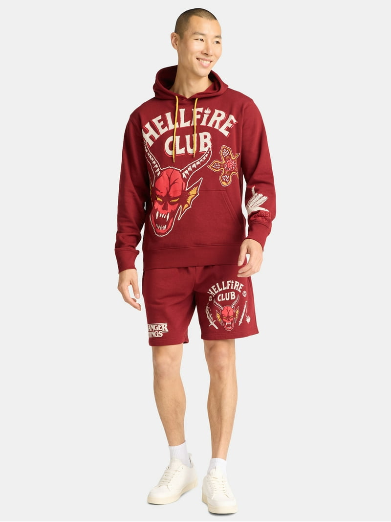 Netflix Stranger Things Hellfire Club Men's & Big Men's Graphic