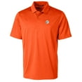 thumbnail image 2 of Men's Cutter & Buck Orange Miami Dolphins Throwback Logo Big & Tall Prospect Textured Stretch Polo, 2 of 3
