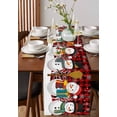 thumbnail image 2 of Table Runners 72 Inches Long Dress Scarves, Red Buffalo Plaid Snowman Farmhouse Kitchen/Dining Table Runner, Coffee Tablerunners, Christmas Winter Snowflake Xmas 13x72 Inch, 2 of 7
