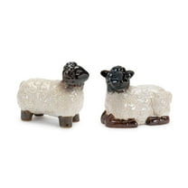 Melrose International LLC Sheep (Set of 6) 3"H, 3.25"H Resin