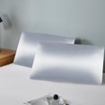 thumbnail image 1 of Funda de almohada de seda sintética | Color sólido de doble cara | Flecos plisados | Poliéster suave y transpirable | Absorción de humedad | Duradero resistente a las arrugas | 29,5 x 19,7 pulgadas, 1 of 6