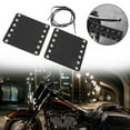 thumbnail image 2 of LAFGUR 1 Pair Leather Handlebar Hand Grip Covers For Most Motorcycle WT, 2 of 8