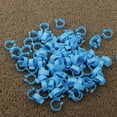 thumbnail image 1 of 100 piezas aves anillos anillos clip 1.8cm azul Sharpla Banda de pollo para pollo, 1 of 8