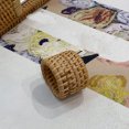 thumbnail image 6 of HengDidi Handcrafted Rattan Napkin Rings, Woven Wooden Table Decor for Dining, Elegant and Sturdy for Restaurants or Home Use, 6 of 7