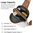 thumbnail image 3 of Small Sling Bag for Women Vegan Leather Fashionable Fanny Pack Crossbody Bags for Women Chest Bag for Travel, 3 of 7