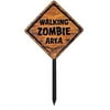 Zombie Warning Sign Prop