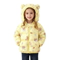 thumbnail image 2 of Shadoumai Girls Winter Coat Warm Padded Hooded Jacket Casual Outerwear for Toddler Kids, 2 of 4