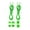 Fluorescent Green, variant on Opolski 1 Set No Tie Shoelaces Elastic Heavy Duty Lock Adjustable Multi-colored Kids Adults Tieless Sports Shoe Strings Shoes Accessories Light Blue