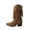BROWN, variant on Girls Cowboy Boots with Tassel Fringe Western Cowgirl Boots Stylish Comfortable Pull-On Design for Kids & Toddlers