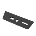 thumbnail image 3 of Aramox Panel De Interruptores De Asiento, Carcasa De Panel De Interruptores De Asiento Eléctrico 9L3Z14A706CA Reemplazo De 3 Orificios Para Automóvil LHD 2009-2014, 3 of 7