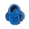 thumbnail image 6 of Baby PU Suede First Walkers Shoes Boys Girls Soft Fringe Non-slip Moccasins, 6 of 7
