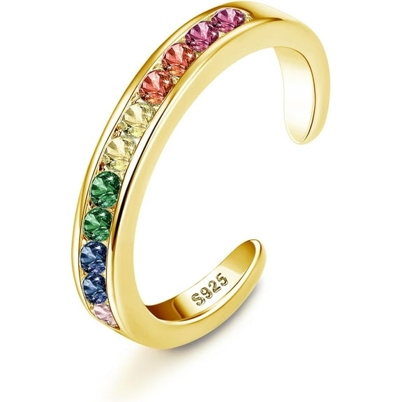 925 Sterling Silver Toe Rings for Women 18K White Gold Plated Arrow Heart Infinity Vintage Celtic Knot Teardrop Daisy Flower Stylish Toe Rings Adjustable Toe Band Rings Summer Beach Foot Jewelry Gold