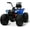 blue, variant on Electric ATV 24v Quad Ride on Toy – 4WD Battery Powered Vehicle with Dual 7AH Batteries, 4×80w Strong Motors, EVA Rubber Wheels, Handlebar Throttle, LED Lights & Built-in Music,Blue