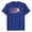 Blue, variant on Men's Retro Fencer Graphic T-Shirt, Vintage Stripes Casual Short Sleeve Tee, Sports Crew Neck Top Blue XL