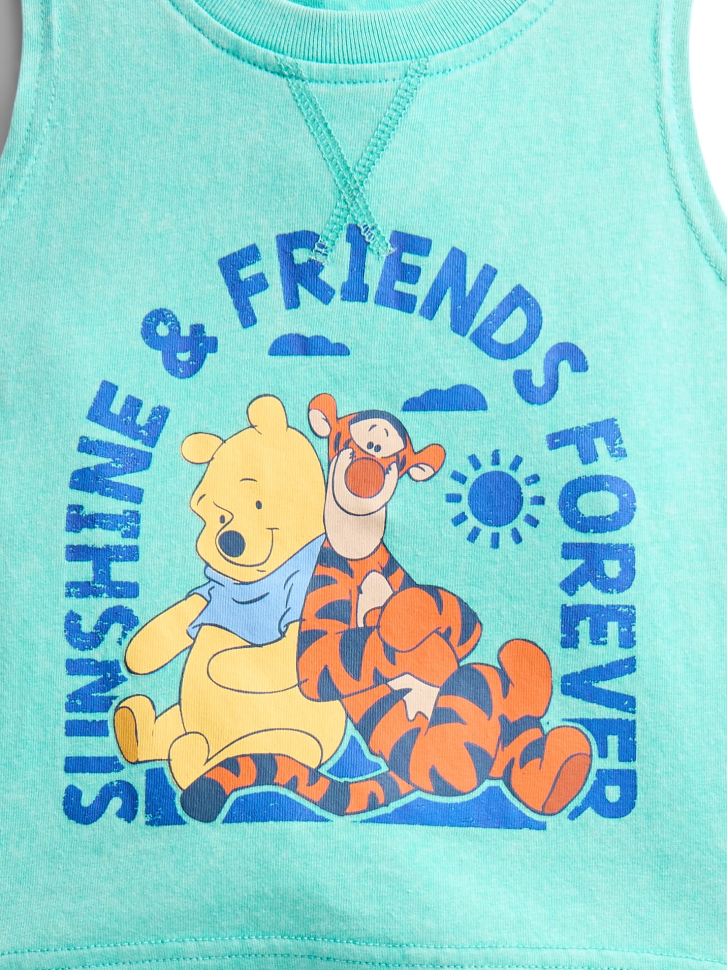 Winnie the Pooh Baby Boys Sleeveless Graphic Tank Top and Shorts Set, 2-Piece, Sizes 0/3M-24M