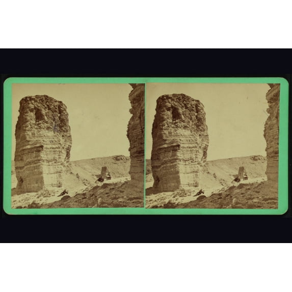 Print: Tower, Green River, circa 1861