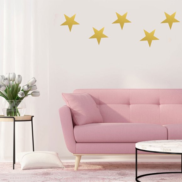 BESTYASH 24Ud Decoraciones De Doradas Para Eventos Y De Pared Doble