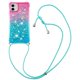 thumbnail image 1 of Funda para iPhone 12 Mini Brillantina Líquida Divertida Reluciente y con Cristales en Movimiento Cuerpo Cruzado con Cordón Ajustable, 1 of 5