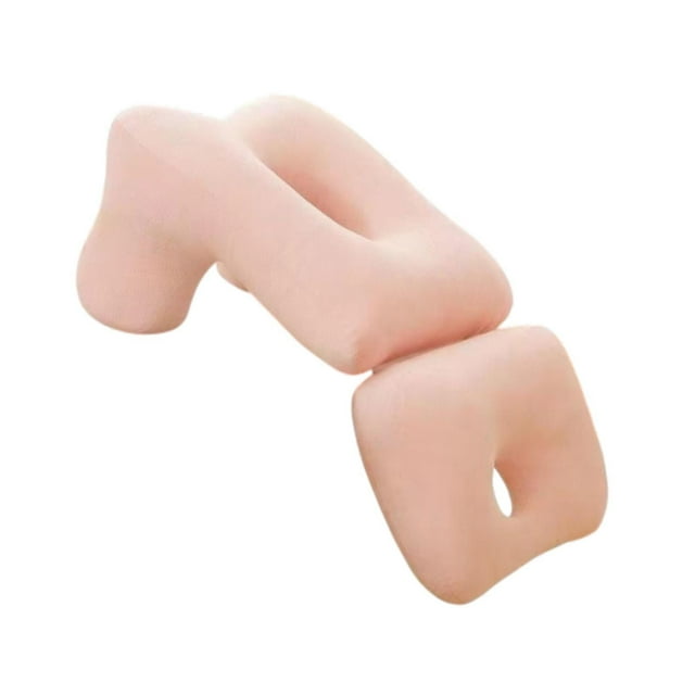 Almohada para la siesta multiusos, cómoda y portátil para el escritorio de oficina. Rosa