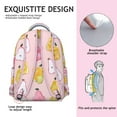 thumbnail image 5 of Papaya Themed Laptop Backpack - Stylish & Sturdy Bookbag for College & Office, Spacious Compartments, Perfect Gift for Students & Young Professionals, 5 of 6